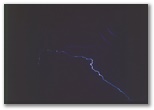 Time exposure of lightning strike.