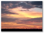 Of course after the storm, we have beautiful sunsets.
