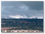 Cloud coming over the ridge